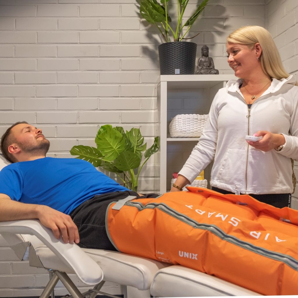 Lymfahoito painepuvulla ANNAsportilla Piispanristillä